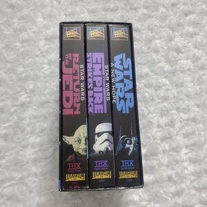 Star Wars Trilogy VHS Box Set Mark Hamill 1995 Sci-Fi & George Lucas